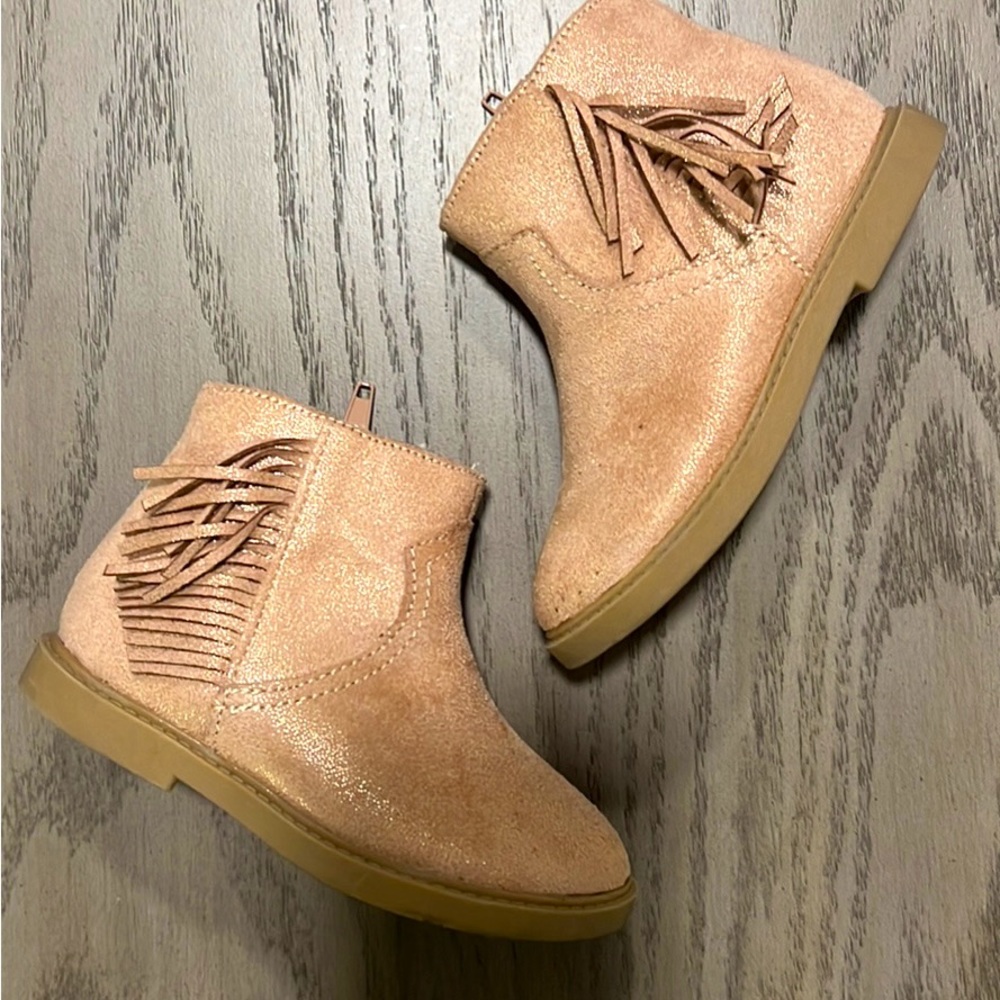 Tucker + Tate Pink Tassel Toddler Girl Boots (SIZE 7)